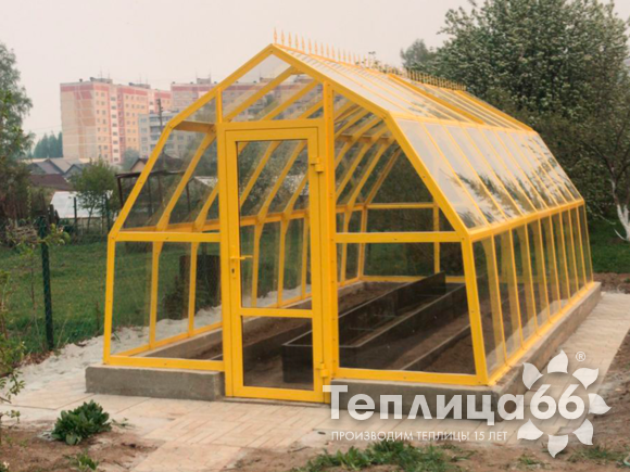 Теплица Рада Исеть под стекло, ширина 3 метра (Калькулятор)